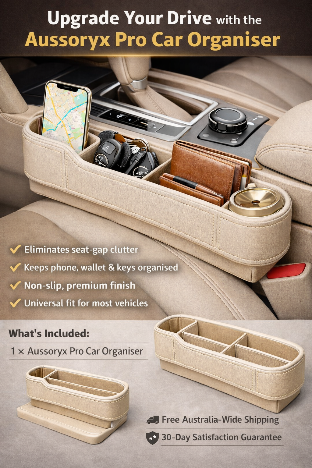Aussoryx Pro Car Organiser